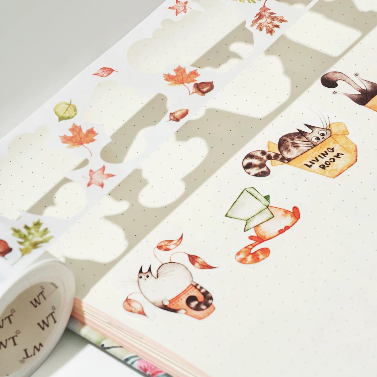 Sticker Set Washi Tape - Chonky Cat - 4 - pack - Washi Tape Shop - Tidformera