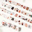 Sticker Set Washi Tape - Coffee? - 4-pack från The Washi Tape shop. 4 rullar med klistermärken i washi paper som har tema kaffe. - Tidformera