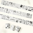 Sticker Set Washi Tape - Daily Bujo - 3 - pack - 1 - Washi Tape Shop - Tidformera