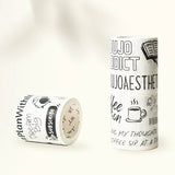Sticker Set Washi Tape - Daily Bujo - 3 - pack - 6 - Washi Tape Shop - Tidformera