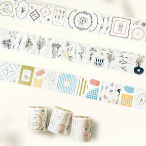 Sticker Set Washi Tape - Doodle & Vine - 3 - pack - 1 - Washi Tape Shop - Tidformera