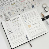 Sticker Set Washi Tape - Doodle & Vine - 3 - pack - 5 - Washi Tape Shop - Tidformera
