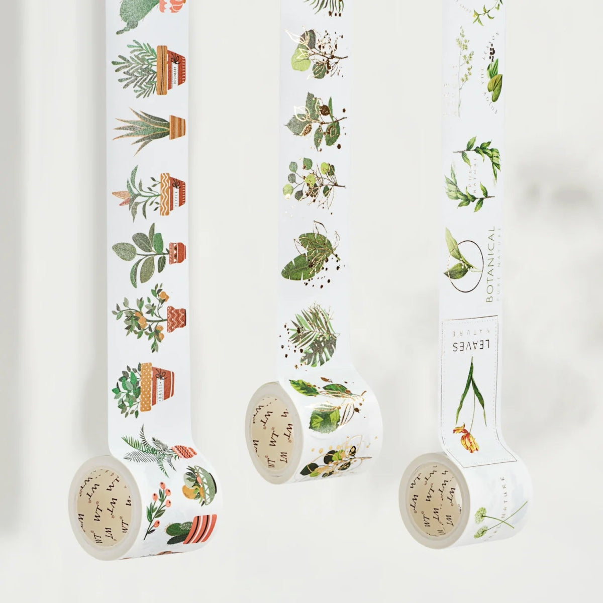 Sticker Set Washi Tape - Green Oasis - 3 - pack - Washi Tape Shop - Tidformera