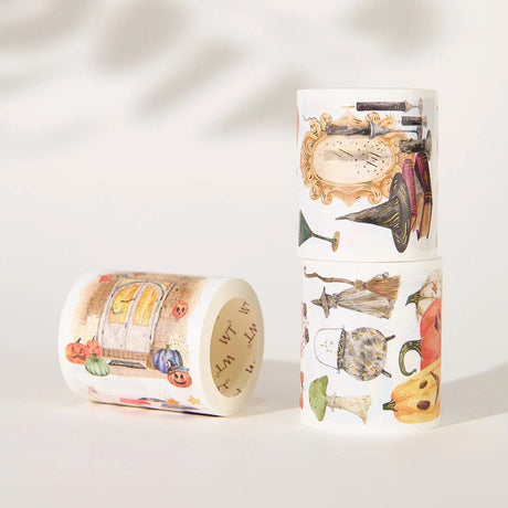 Sticker Set Washi Tape - Luminous Haunt - 3-pack - 14 - Washi Tape Shop - Tidformera