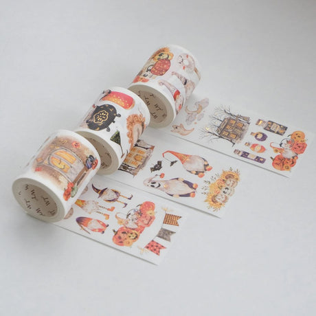 Sticker Set Washi Tape - Luminous Haunt - 3-pack - 3 - Washi Tape Shop - Tidformera