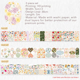 Sticker Set Washi Tape - Mini Snippets - 3 - pack - Washi Tape Shop - Tidformera