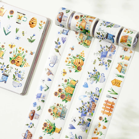 Sticker Set Washi Tape - Misty Haven - 4 - pack - Washi Tape Shop - Tidformera