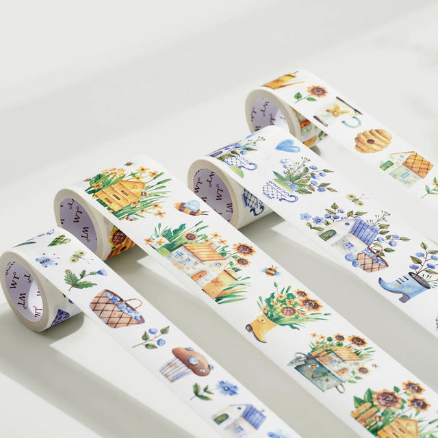 Sticker Set Washi Tape - Misty Haven - 4 - pack - Washi Tape Shop - Tidformera