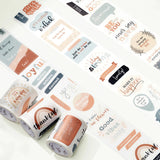 Sticker Set Washi Tape - Motivational - 3 - pack - Washi Tape Shop - Tidformera