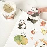 Sticker Set Washi Tape - Panda Pilgrimage - 3 - pack - 2 - Washi Tape Shop - Tidformera