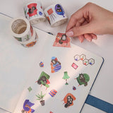 Sticker Set Washi Tape - Paw Parlor - 4-pack - 3 - Washi Tape Shop - Tidformera