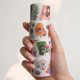 Sticker Set Washi Tape - Paw Parlor - 4-pack - 4 - Washi Tape Shop - Tidformera