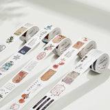 Sticker Set Washi Tape - Seasonal Splendor - 5 - pack - Washi Tape Shop - Tidformera