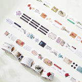 Sticker Set Washi Tape - Seasonal Splendor - 5 - pack - Washi Tape Shop - Tidformera