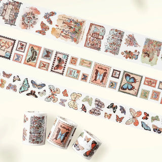 Sticker Set Washi Tape - Stamped Wings - 3 - pack - 1 - Washi Tape Shop - Tidformera