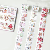 Sticker Set Washi Tape - Tea Temptations - 3 - pack - Washi Tape Shop - Tidformera