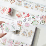 Sticker Set Washi Tape - Tea Temptations - 3 - pack - Washi Tape Shop - Tidformera