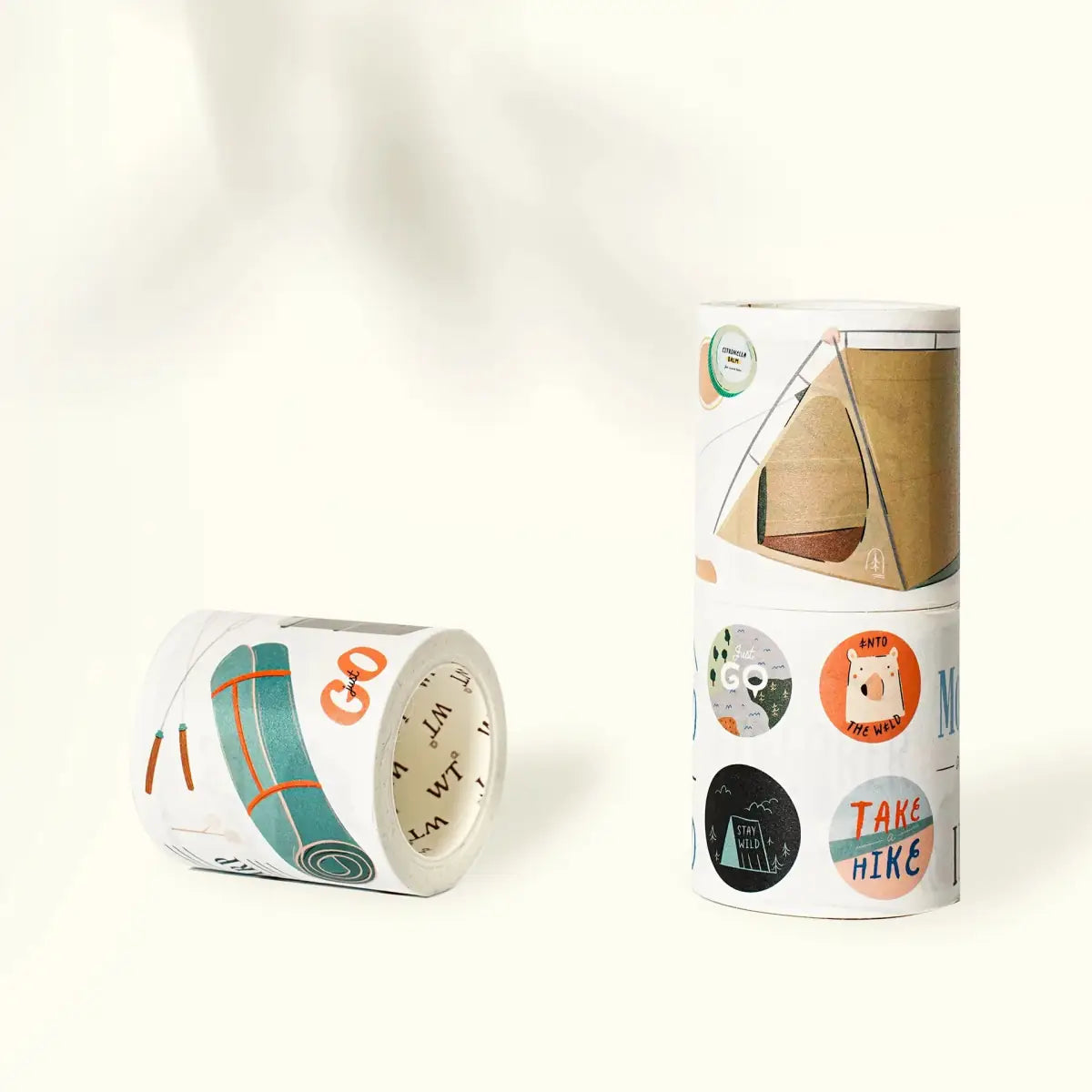 Sticker Set Washi Tape - The Adventurer - 3 - pack - 10 - Washi Tape Shop - Tidformera