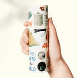Sticker Set Washi Tape - The Adventurer - 3 - pack - 9 - Washi Tape Shop - Tidformera