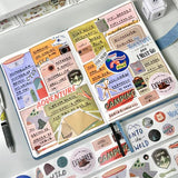 Sticker Set Washi Tape - The Adventurer - 3 - pack - 6 - Washi Tape Shop - Tidformera