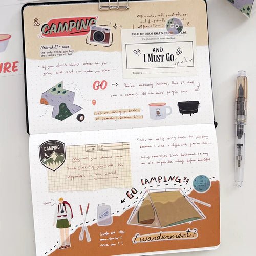 Sticker Set Washi Tape - The Adventurer - 3 - pack - 7 - Washi Tape Shop - Tidformera