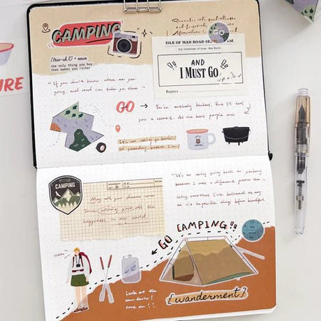 Sticker Set Washi Tape - The Adventurer - 3 - pack - 7 - Washi Tape Shop - Tidformera