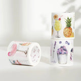 Sticker Set Washi Tape - Tropical Sips - 3 - pack - 8 - Washi Tape Shop - Tidformera