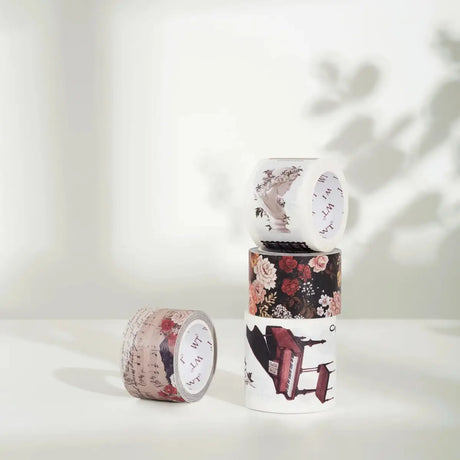 Sticker Set Washi Tape - Waltz of the Flowers - 4 - pack - 5 - Washi Tape Shop - Tidformera