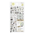 Sticker Two Sheets - Monotone Café - 1 - Midori - Tidformera