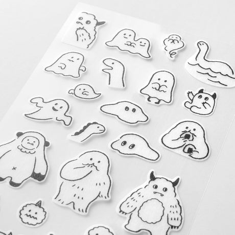 Sticker Two Sheets - Monster - 4 - Midori - Tidformera