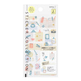 Sticker Two Sheets - Stationery - Midori - Tidformera