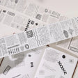 Sticker Washi Tape - Pre-cut 65 mm - Scribbled Thoughts - 1 - Washi Tape Shop - Tidformera