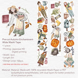 Sticker Washi Tape - Pre - cut - Autumn Enchantment - 60 mm - 5 - Washi Tape Shop - Tidformera