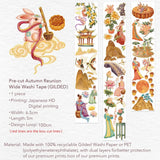 Sticker Washi Tape - Pre - cut - Autumn Reunion - 65 mm - 6 - Washi Tape Shop - Tidformera