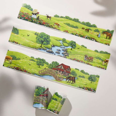 Sticker Washi Tape - Pre - cut - Country Ballad - 70 mm - 7 - Washi Tape Shop - Tidformera