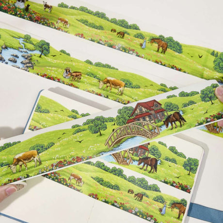 Sticker Washi Tape - Pre - cut - Country Ballad - 70 mm - 1 - Washi Tape Shop - Tidformera