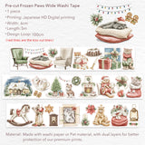 Sticker Washi Tape - Pre - cut - Frozen Paws - 60 mm - Washi Tape Shop - Tidformera