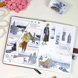 Sticker Washi Tape - Pre - cut - Frozen World - 70 mm - 3 - Washi Tape Shop - Tidformera