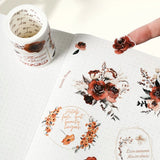 Sticker Washi Tape - Pre - cut - Harvested Bloom - 60 mm - 3 - Washi Tape Shop - Tidformera