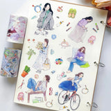 Sticker Washi Tape - Pre - cut - Hello Weekend - 70 mm - 3 - Washi Tape Shop - Tidformera