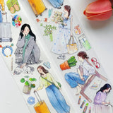 Sticker Washi Tape - Pre - cut - Hello Weekend - 70 mm - 1 - Washi Tape Shop - Tidformera