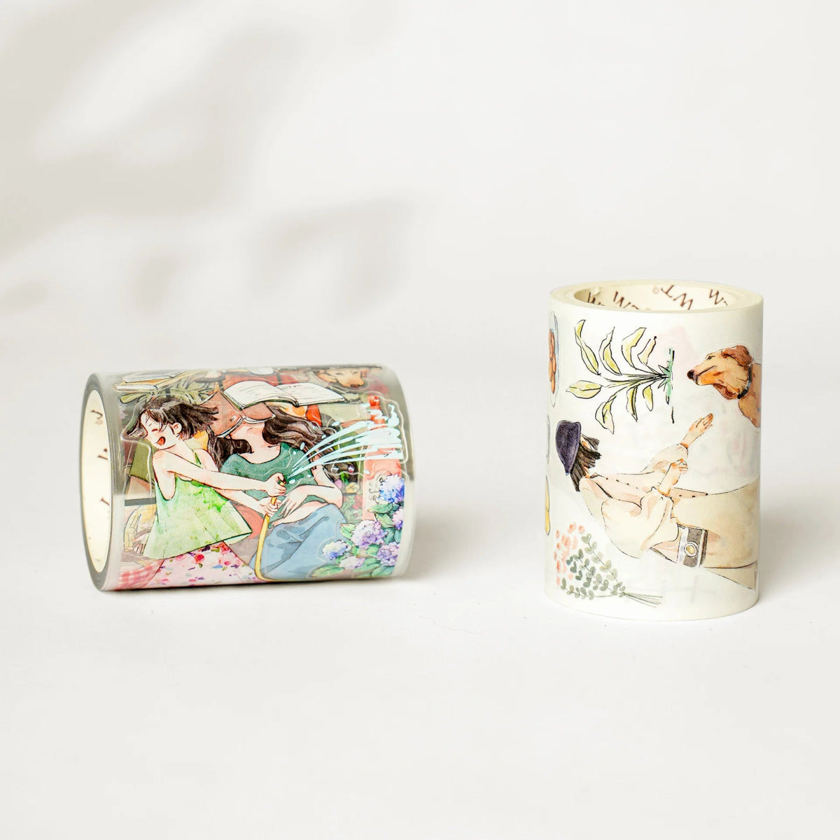 Sticker Washi Tape - Pre - cut - Leisurely Days - 60 mm - 6 - Washi Tape Shop - Tidformera