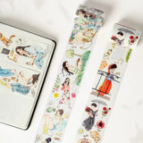 Sticker Washi Tape - Pre - cut - Leisurely Days - 60 mm - 3 - Washi Tape Shop - Tidformera