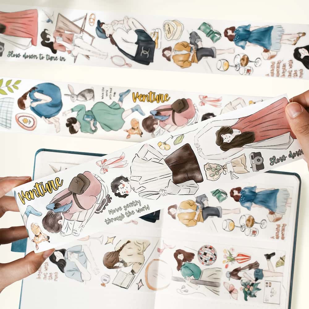 Sticker Washi Tape - Pre - cut - Letter to Myself - 60 mm - 1 - Washi Tape Shop - Tidformera