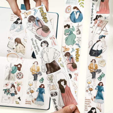 Sticker Washi Tape - Pre - cut - Letter to Myself - 60 mm - 1 - Washi Tape Shop - Tidformera