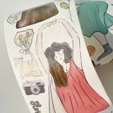 Sticker Washi Tape - Pre - cut - Letter to Myself - 60 mm - 5 - Washi Tape Shop - Tidformera