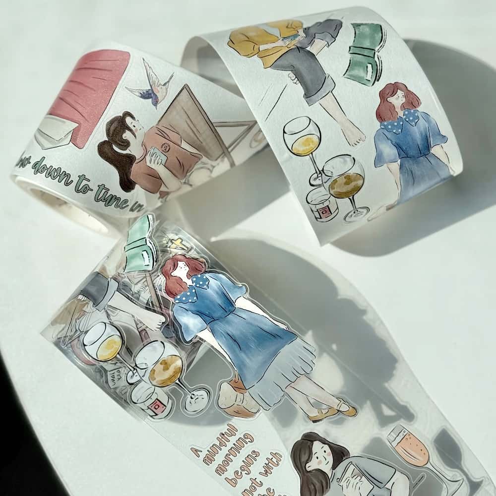 Sticker Washi Tape - Pre - cut - Letter to Myself - 60 mm - 8 - Washi Tape Shop - Tidformera