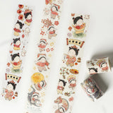 Sticker Washi Tape - Pre - cut - Lunar New Year - 65 mm - 3 - Washi Tape Shop - Tidformera