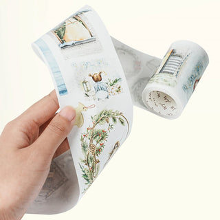 Sticker Washi Tape - Pre - cut - Midnight Noel - 70 mm - 1 - Washi Tape Shop - Tidformera