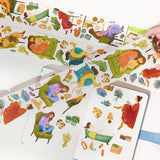 Sticker Washi Tape - Pre - cut - Nostalgic Moments - 72 mm - 1 - Washi Tape Shop - Tidformera